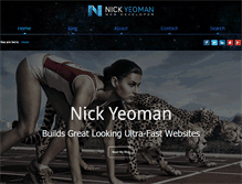 Tablet Screenshot of nickyeoman.com